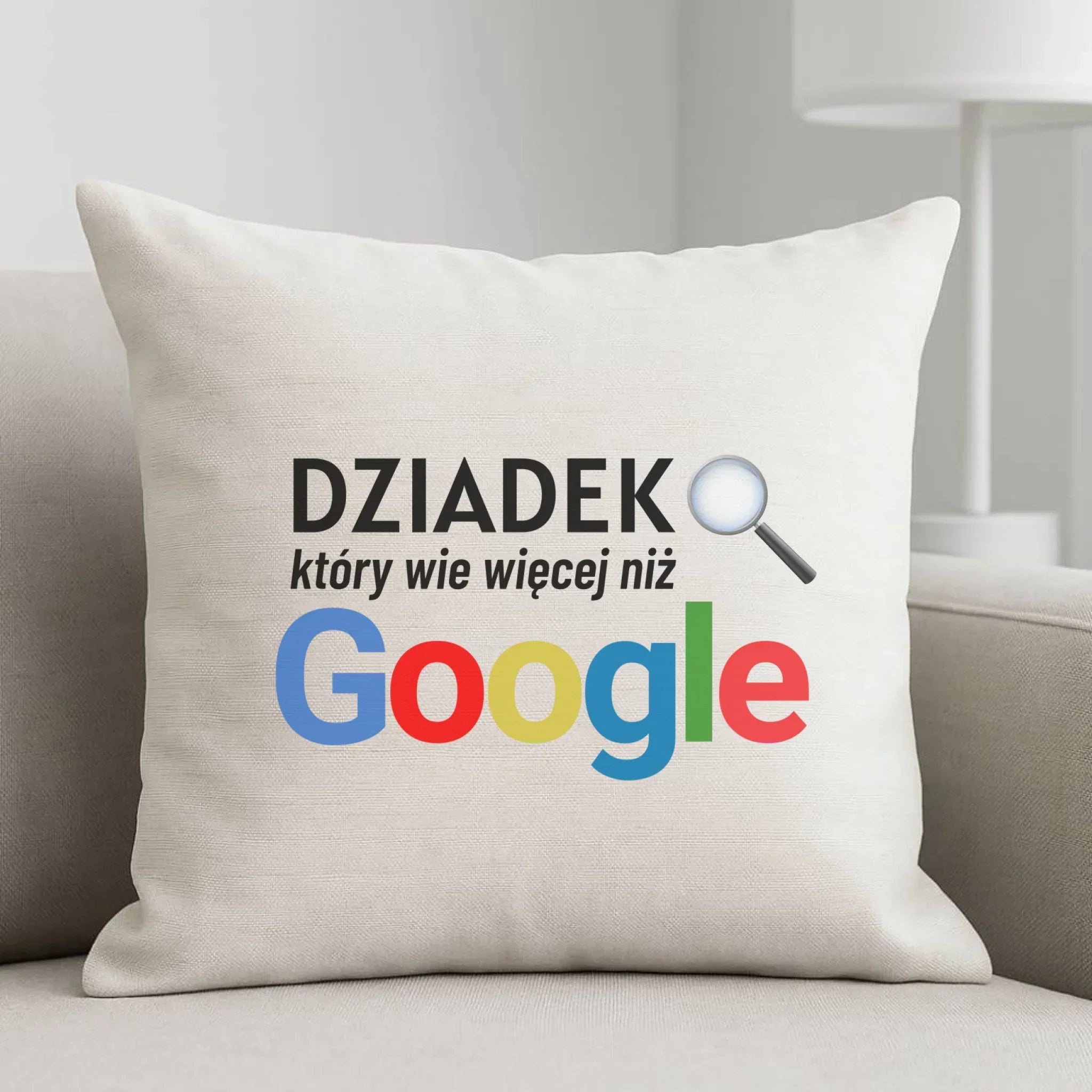 Poduszka dla dziadka - Dziadek który wie więcej niż google D44 - StoryCups.pl