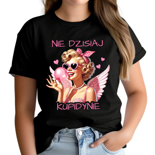 Koszulka damska na Walentynki dla singielki - Nie dzisiaj W18 - StoryCups.pl