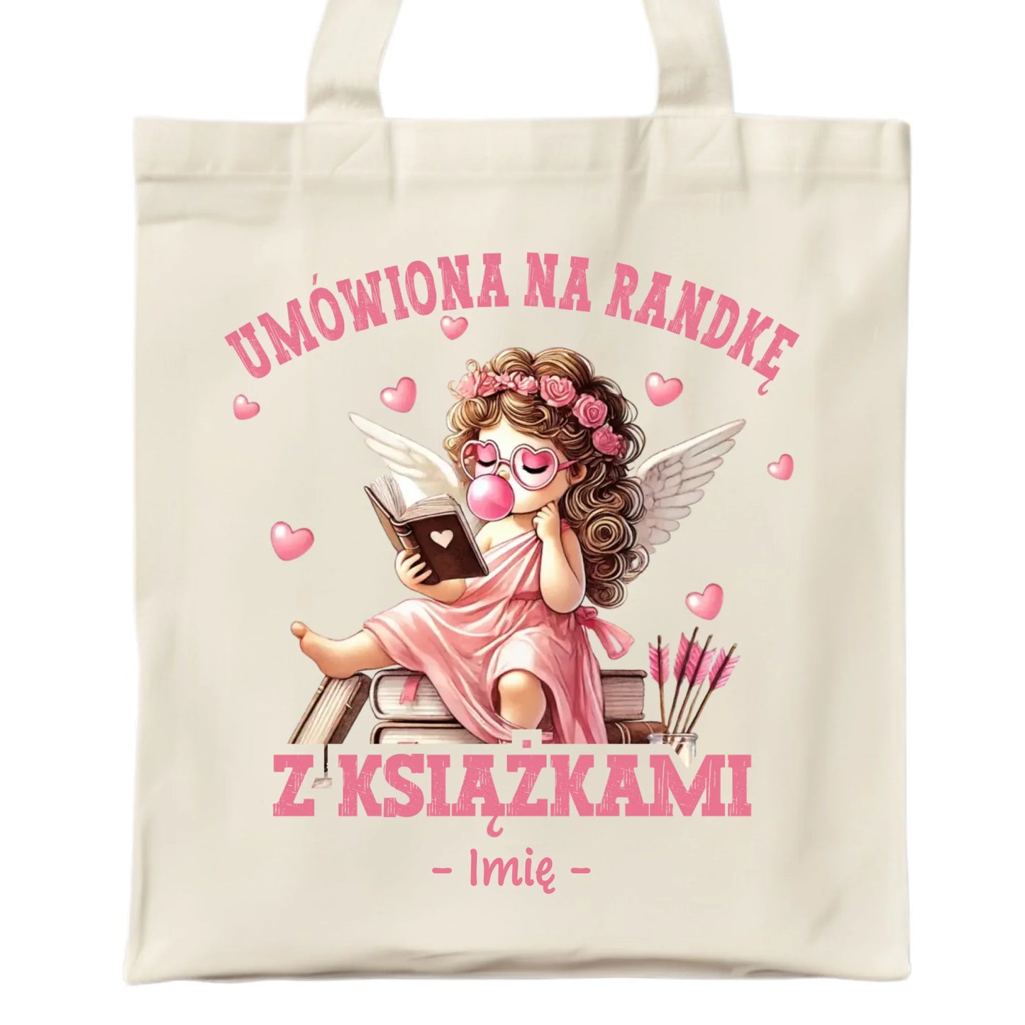 Torba dla czytelniczki – Umówiona na randkę z książkami - personalizowana W19 - StoryCups.pl