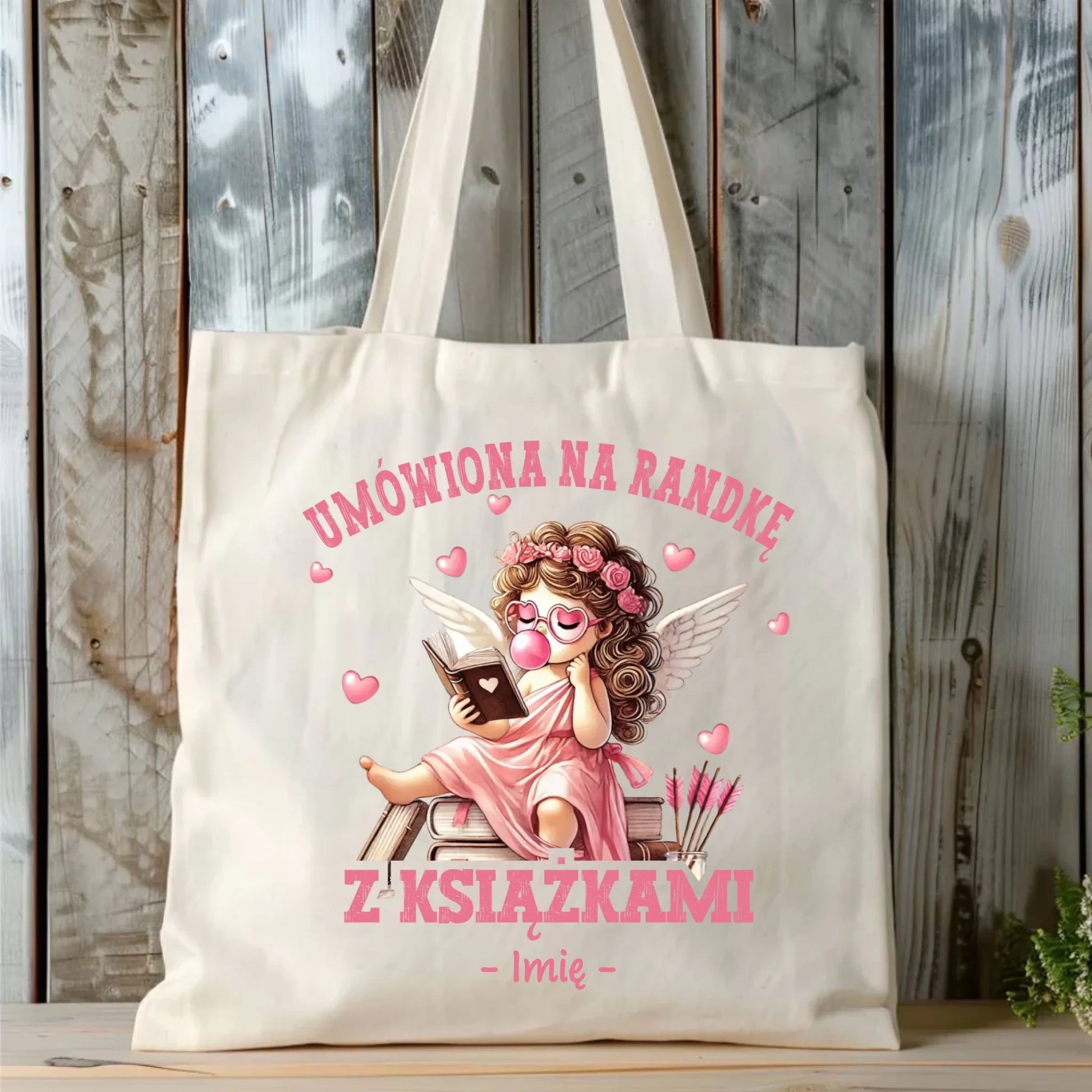 Torba dla czytelniczki – Umówiona na randkę z książkami - personalizowana W19 - StoryCups.pl