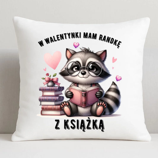 Poduszka na Walentynki dla mola książkowego – Mam randkę z książką W20 - StoryCups.pl