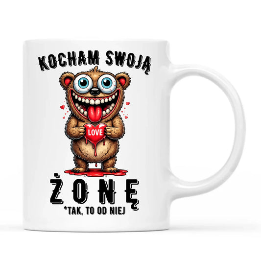 Kubek dla męża - Kocham swoją żonę W23 - StoryCups.pl