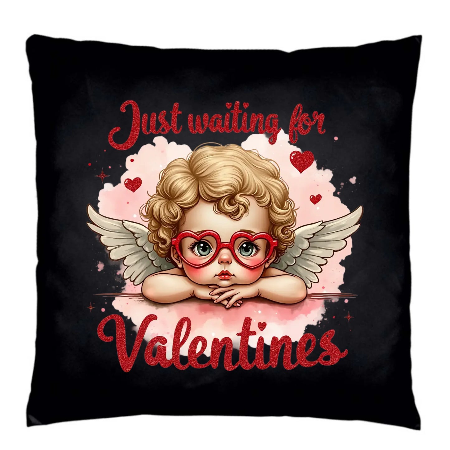 Poduszka dekoracyjna na Walentynki - Just waiting for Valentines W24 - StoryCups.pl