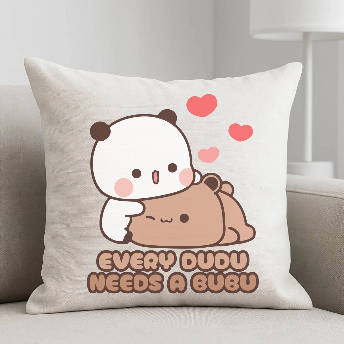 Poduszka dla par - Every Dudu needs a Bubu W32 - StoryCups.pl