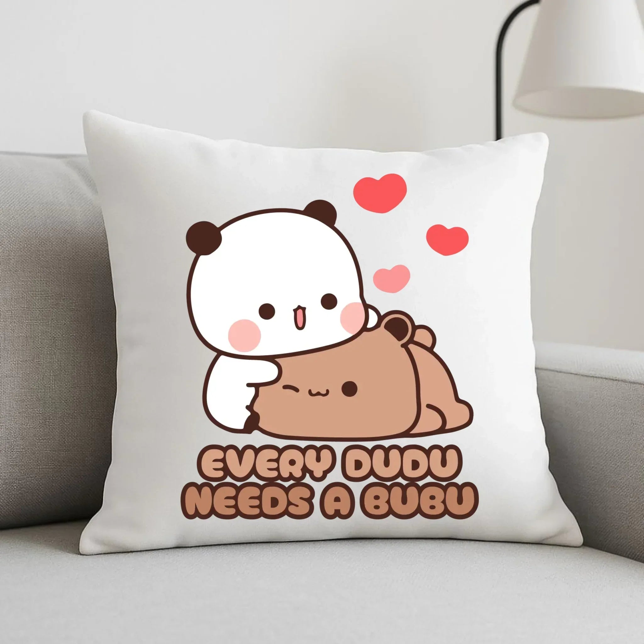 Poduszka dla par - Every Dudu needs a Bubu W32 - StoryCups.pl