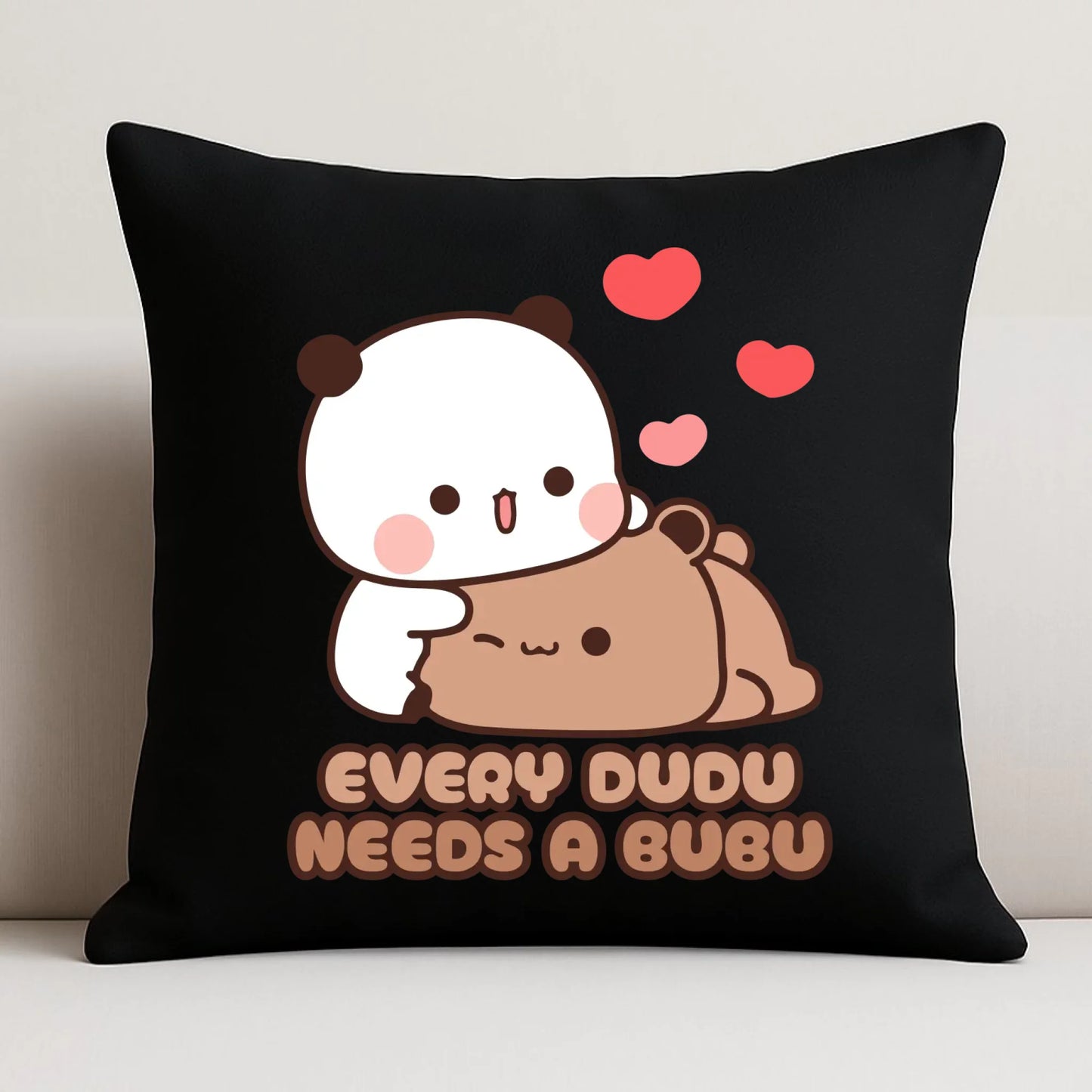 Poduszka dekoracyjna dla par - Every Dudu needs a Bubu W32 - StoryCups.pl
