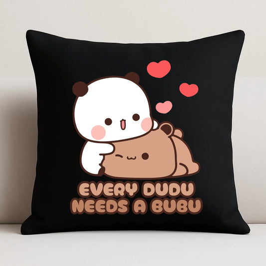 Poduszka dekoracyjna dla par - Every Dudu needs a Bubu W32 - StoryCups.pl