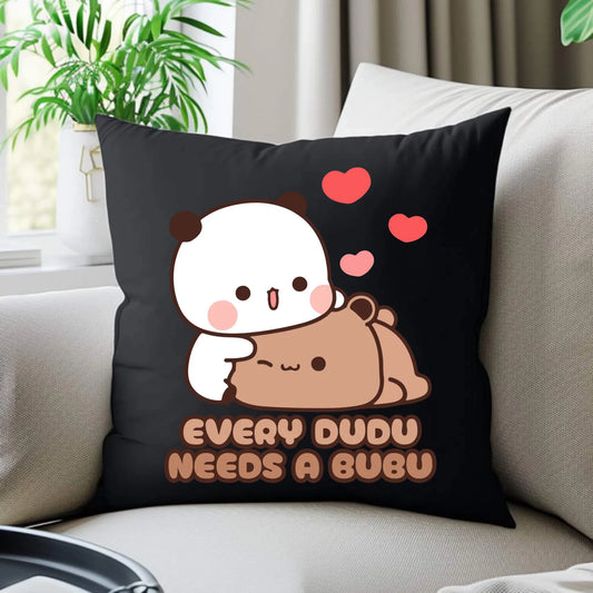 Poduszka dekoracyjna dla par - Every Dudu needs a Bubu W32 - StoryCups.pl