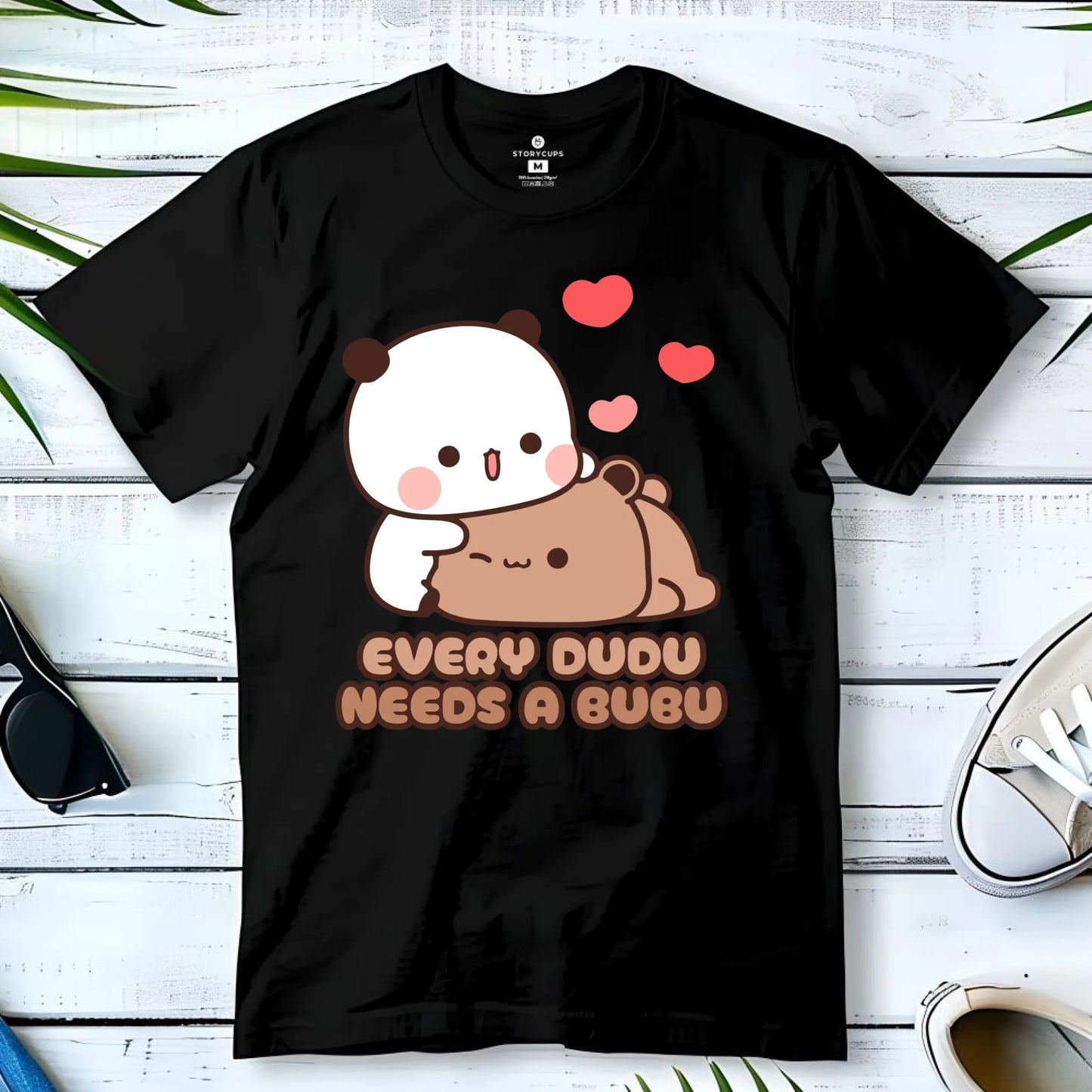 Koszulka męska dla par - Every Dudu needs a Bubu W32 - StoryCups.pl