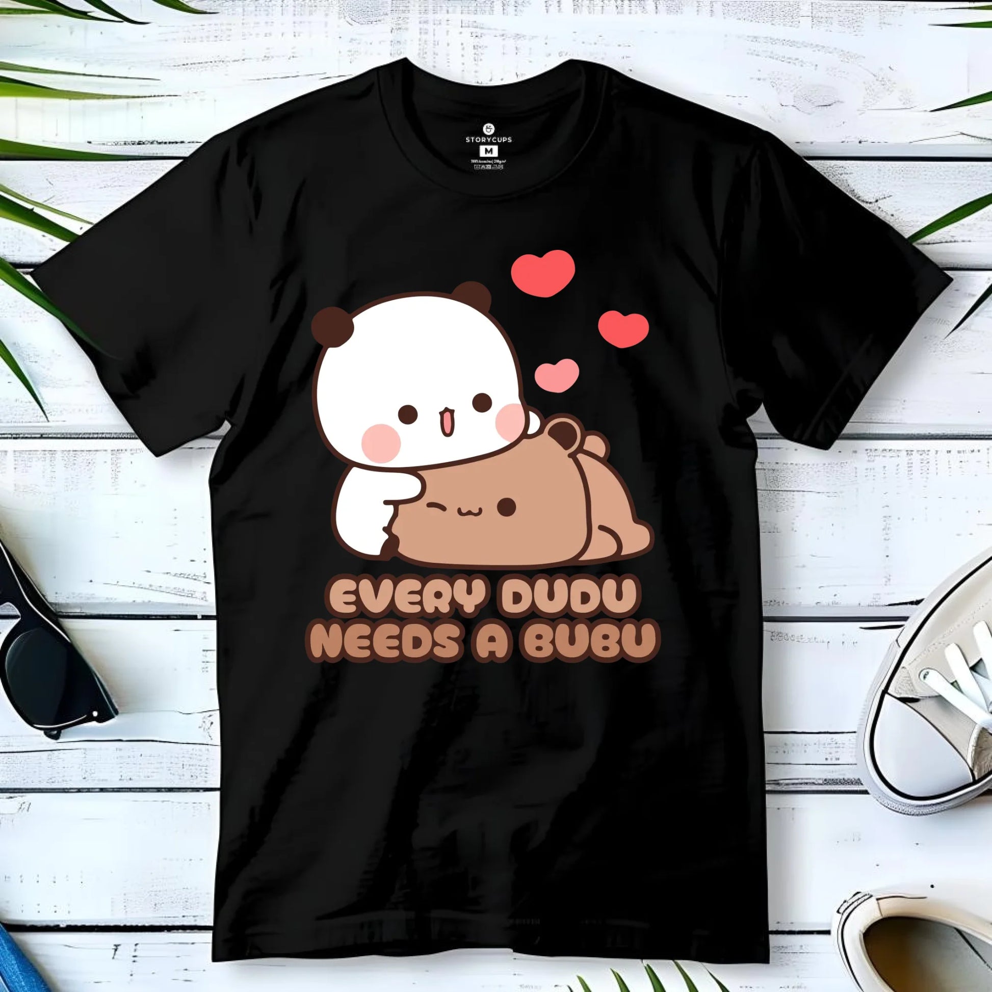 Koszulka męska dla par - Every Dudu needs a Bubu W32 - StoryCups.pl