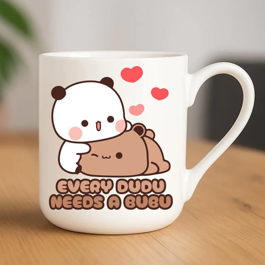 Kubek elegant dla par - Every Dudu needs a Bubu W32 - StoryCups.pl