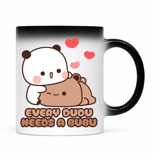 Kubek magiczny dla par - Every Dudu needs a Bubu W32 - StoryCups.pl