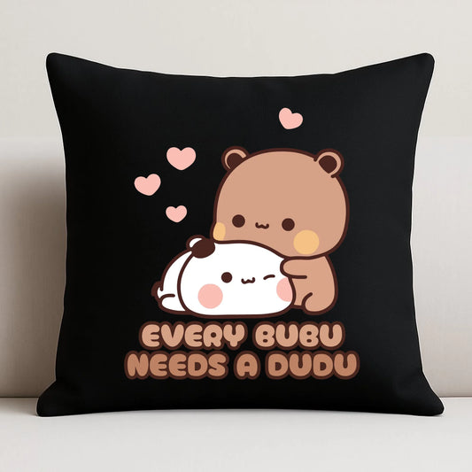 Poduszka dekoracyjna dla par - Every Bubu needs a Dudu W33 - StoryCups.pl
