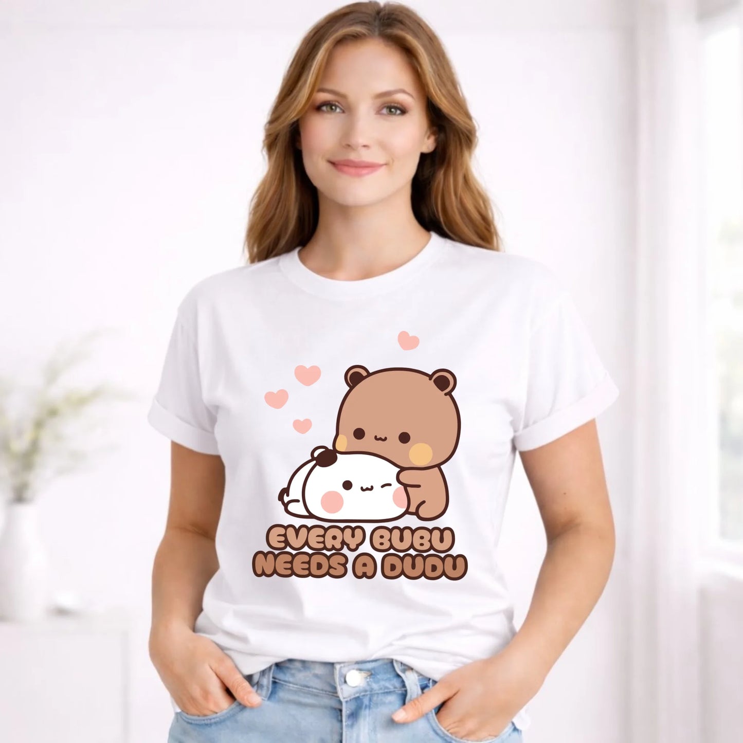 Koszulka damska dla par - Every Bubu needs a Dudu W33 - StoryCups.pl