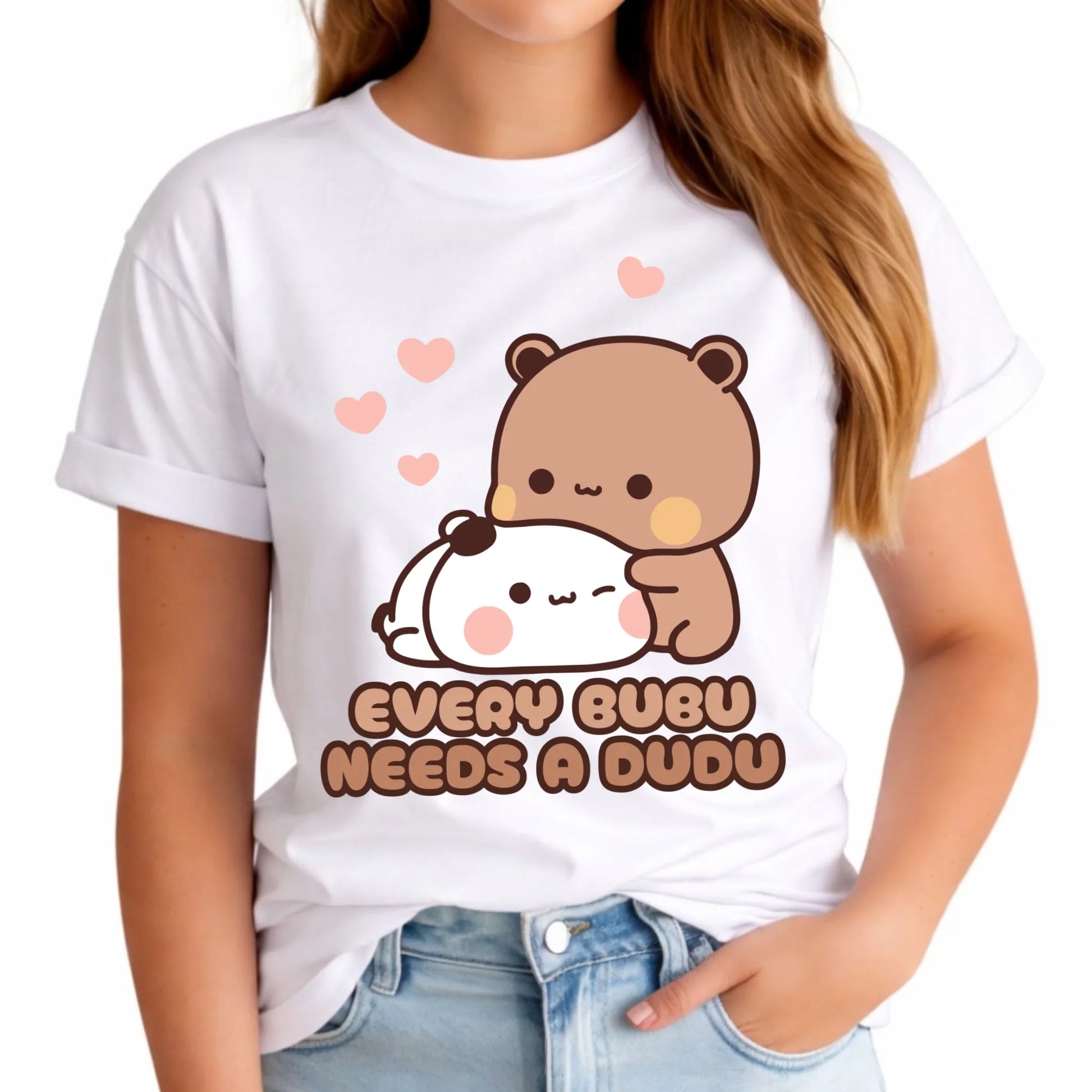 Koszulka damska dla par - Every Bubu needs a Dudu W33 - StoryCups.pl