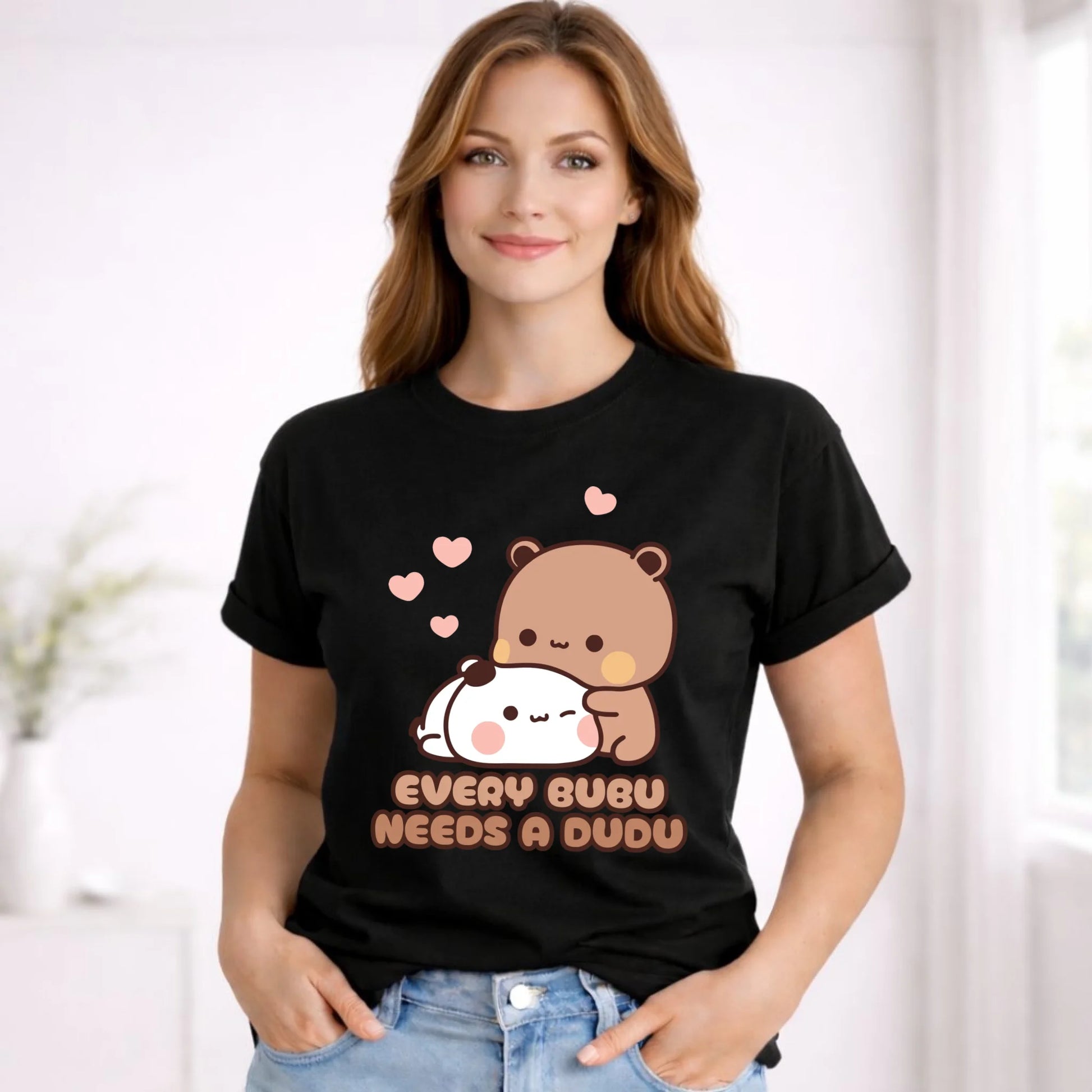 Koszulka damska dla par - Every Bubu needs a Dudu W33 - StoryCups.pl