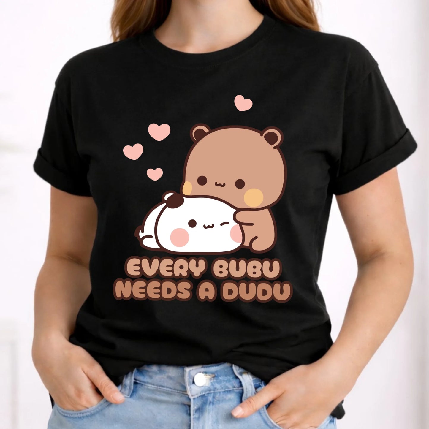 Koszulka damska dla par - Every Bubu needs a Dudu W33 - StoryCups.pl