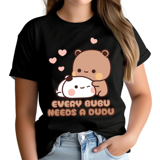 Koszulka damska dla par - Every Bubu needs a Dudu W33 - StoryCups.pl