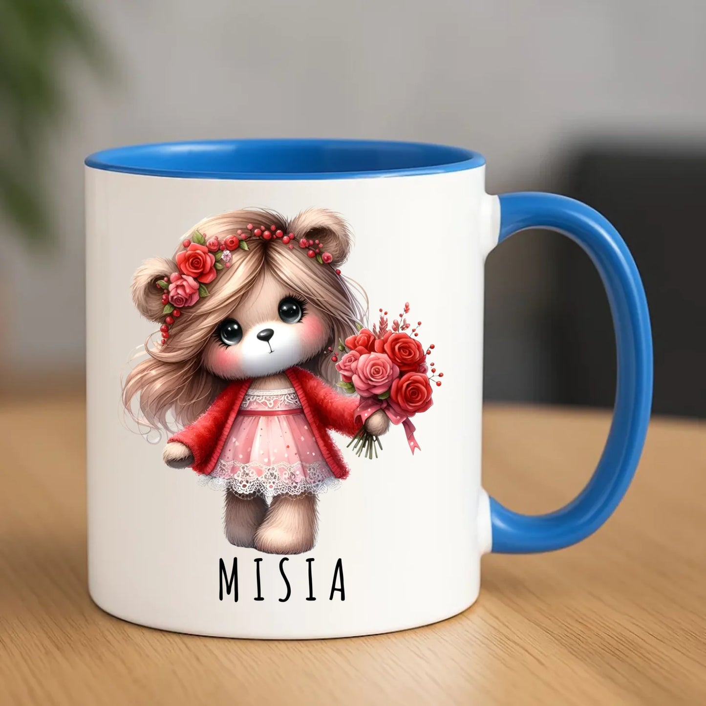 Kubek dla dziewczyny - Misia W35 - StoryCups.pl