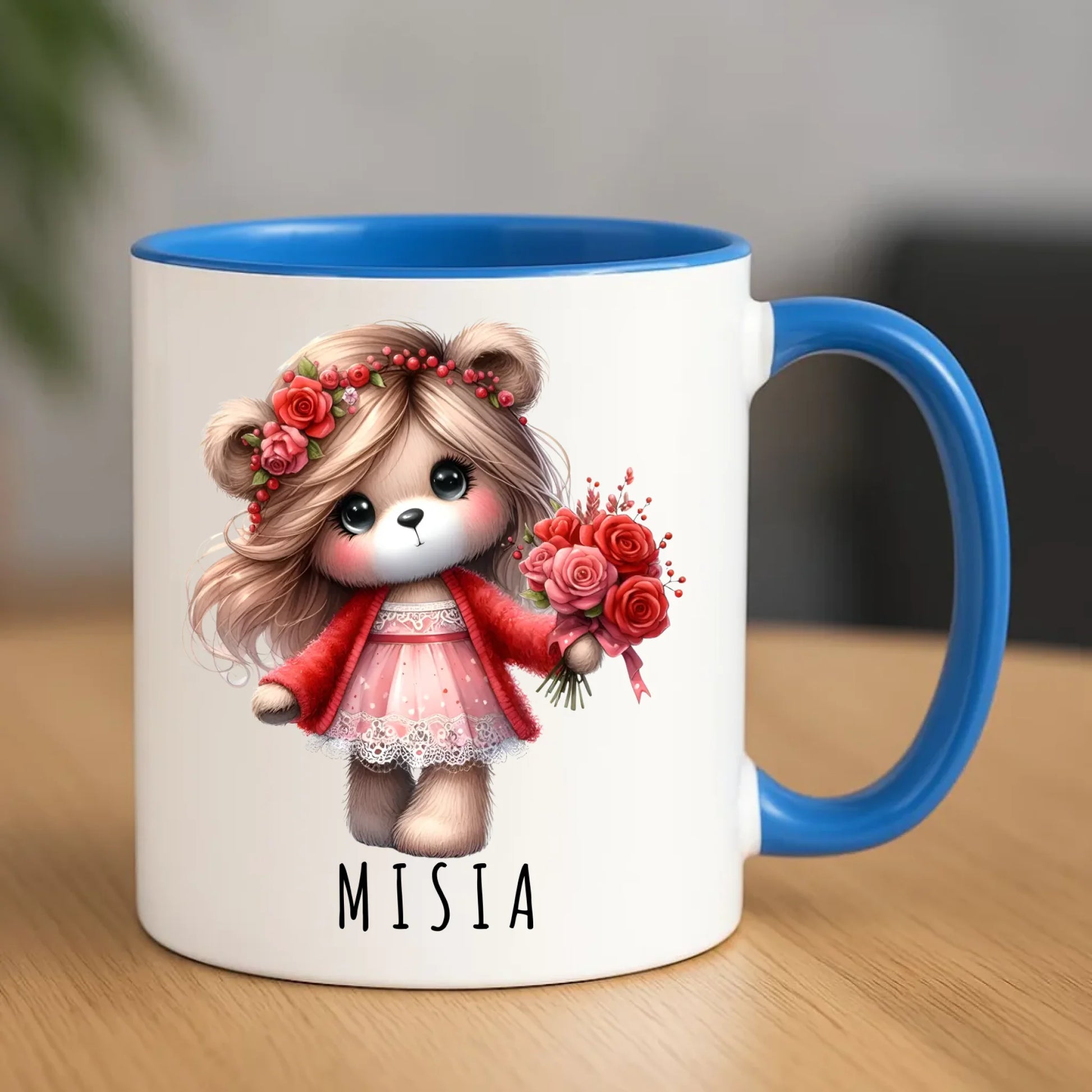 Kubek dla dziewczyny - Misia W35 - StoryCups.pl