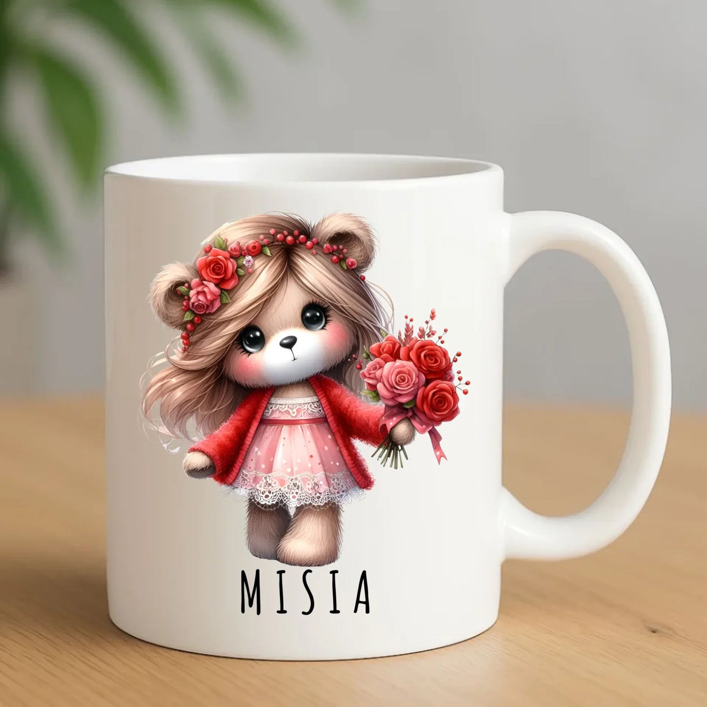 Kubek dla dziewczyny - Misia W35 - StoryCups.pl