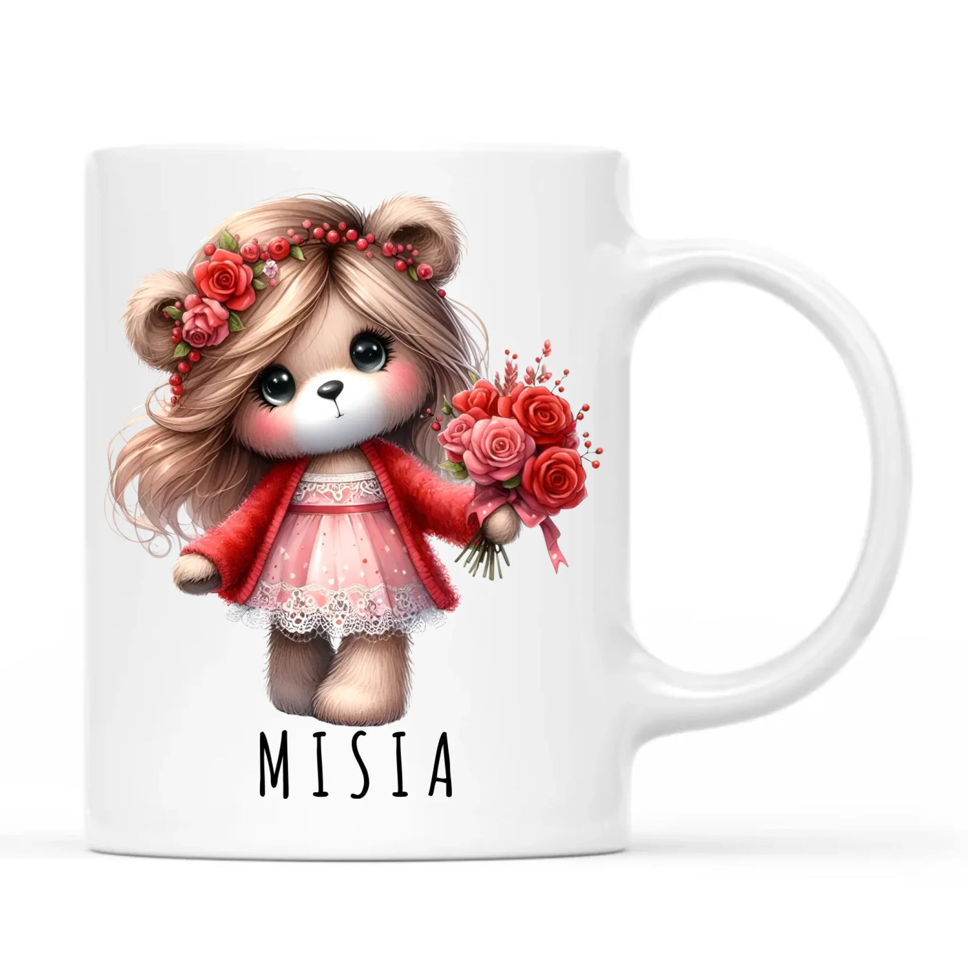 Kubek dla dziewczyny - Misia W35 - StoryCups.pl