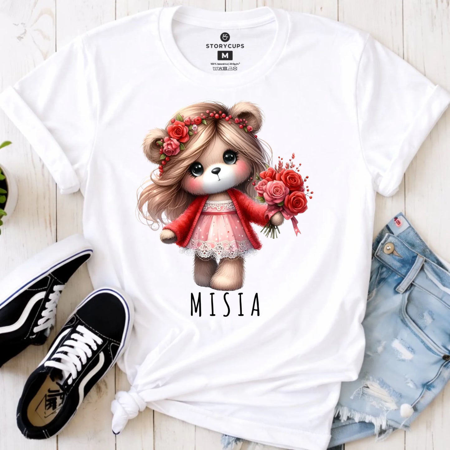 Koszulka damska - Misia W35 - StoryCups.pl