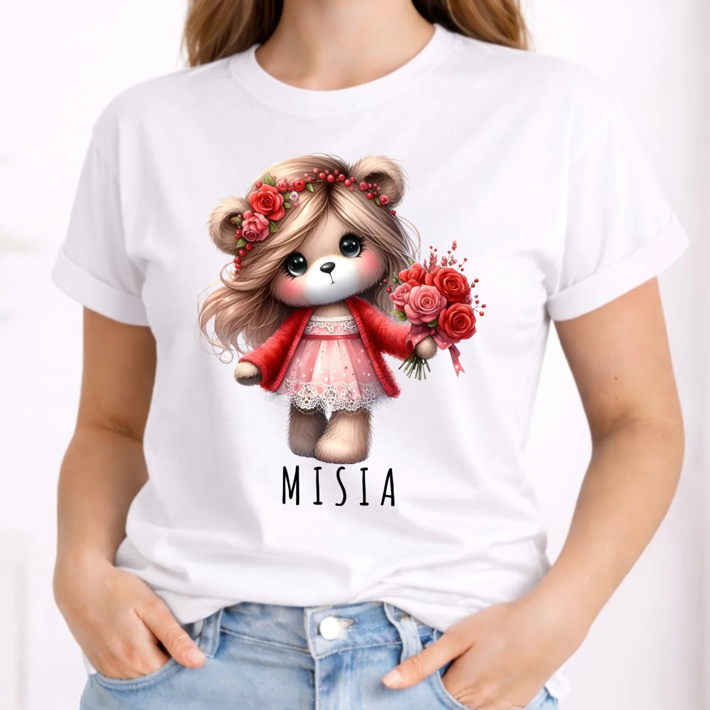 Koszulka damska - Misia W35 - StoryCups.pl