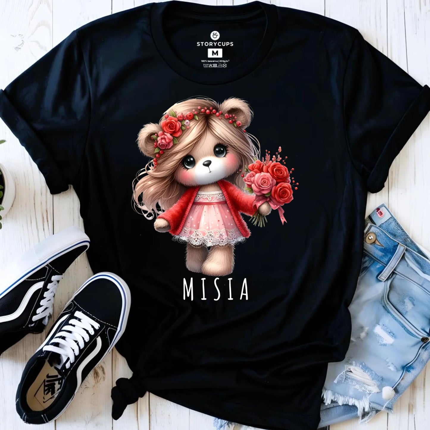 Koszulka damska - Misia W35 - StoryCups.pl