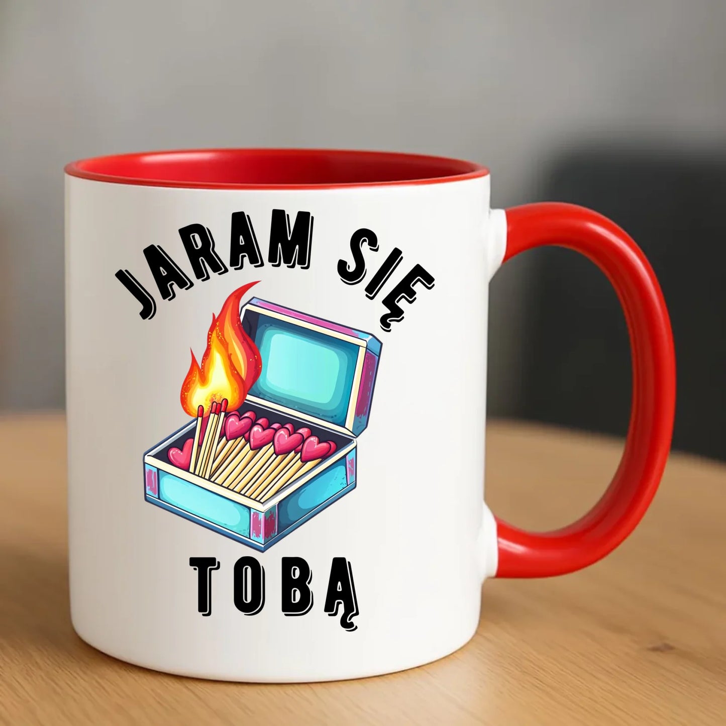 Kubek dla zakochanych - Jaram się Tobą W39 - StoryCups.pl
