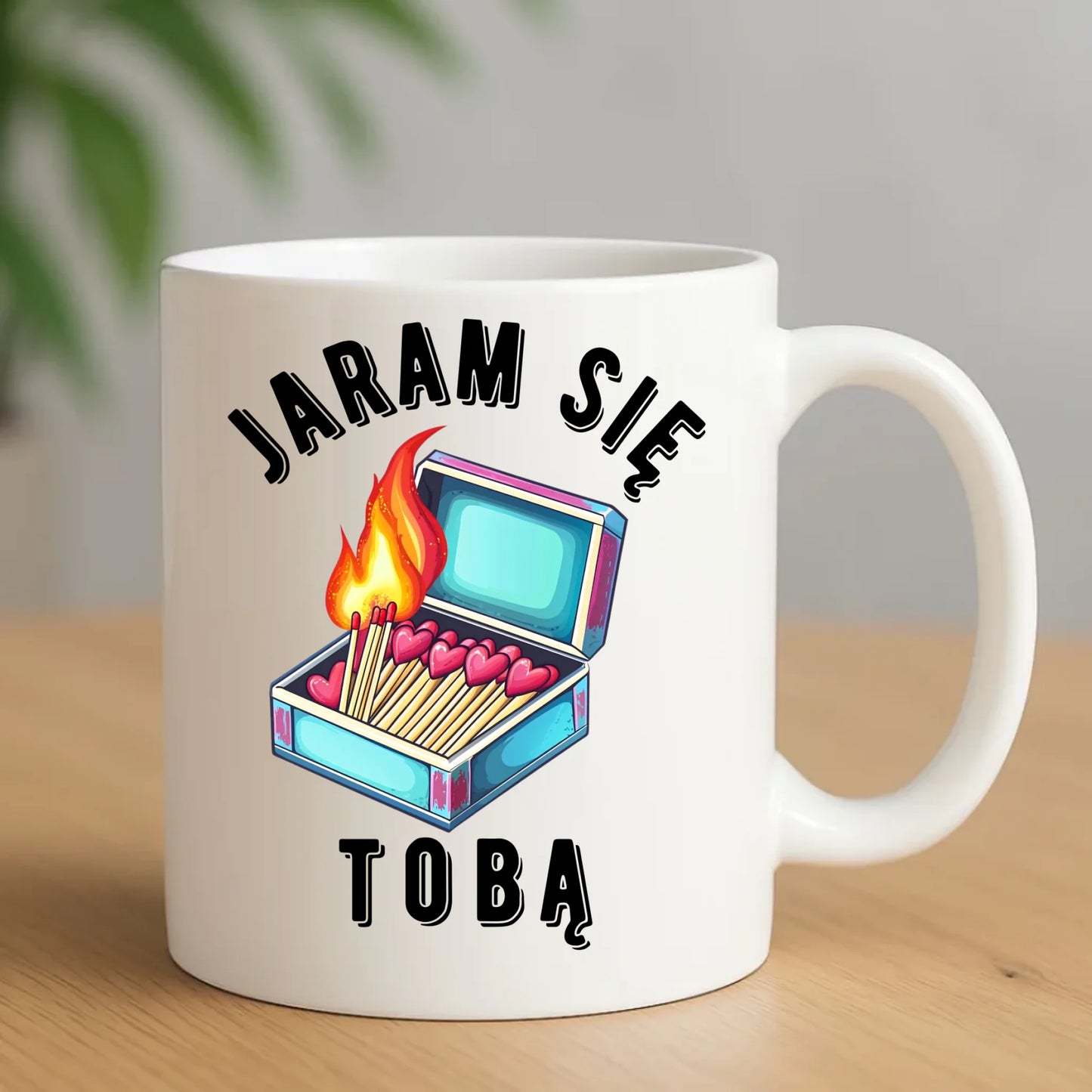 Kubek dla zakochanych - Jaram się Tobą W39 - StoryCups.pl