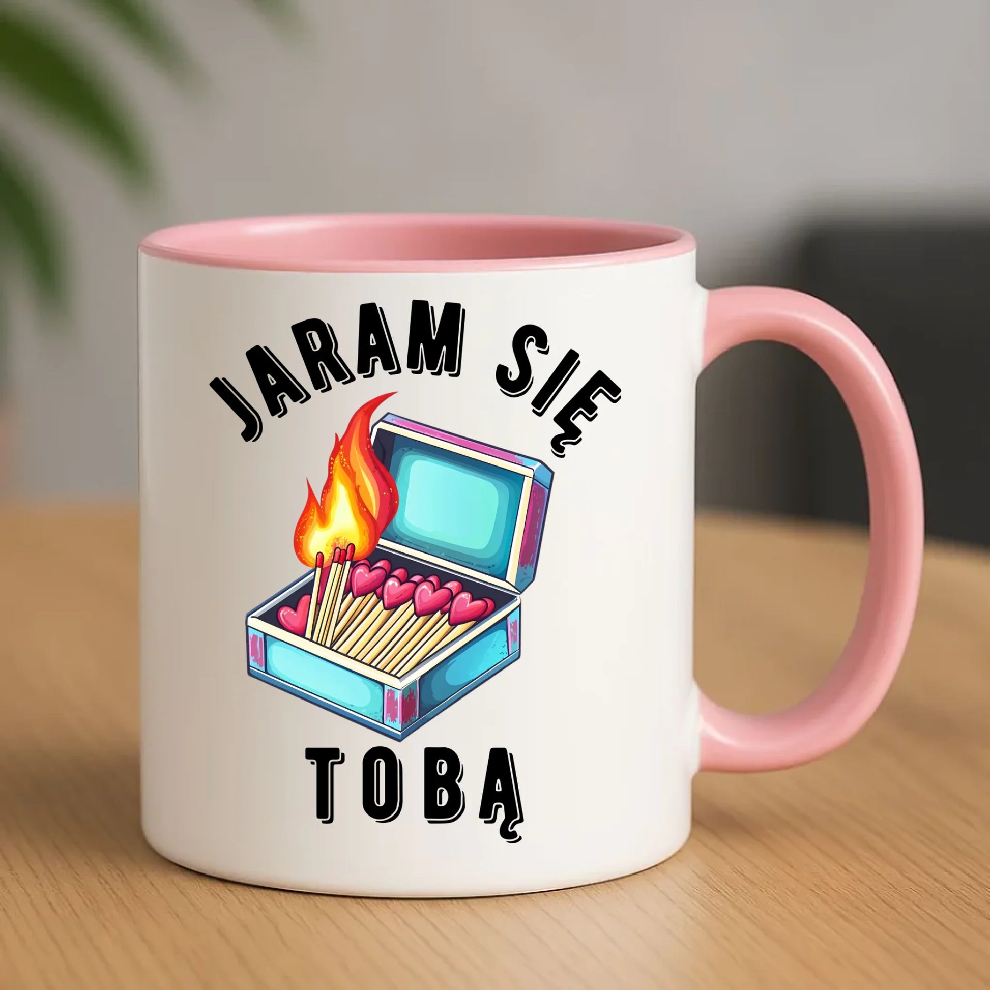 Kubek dla zakochanych - Jaram się Tobą W39 - StoryCups.pl