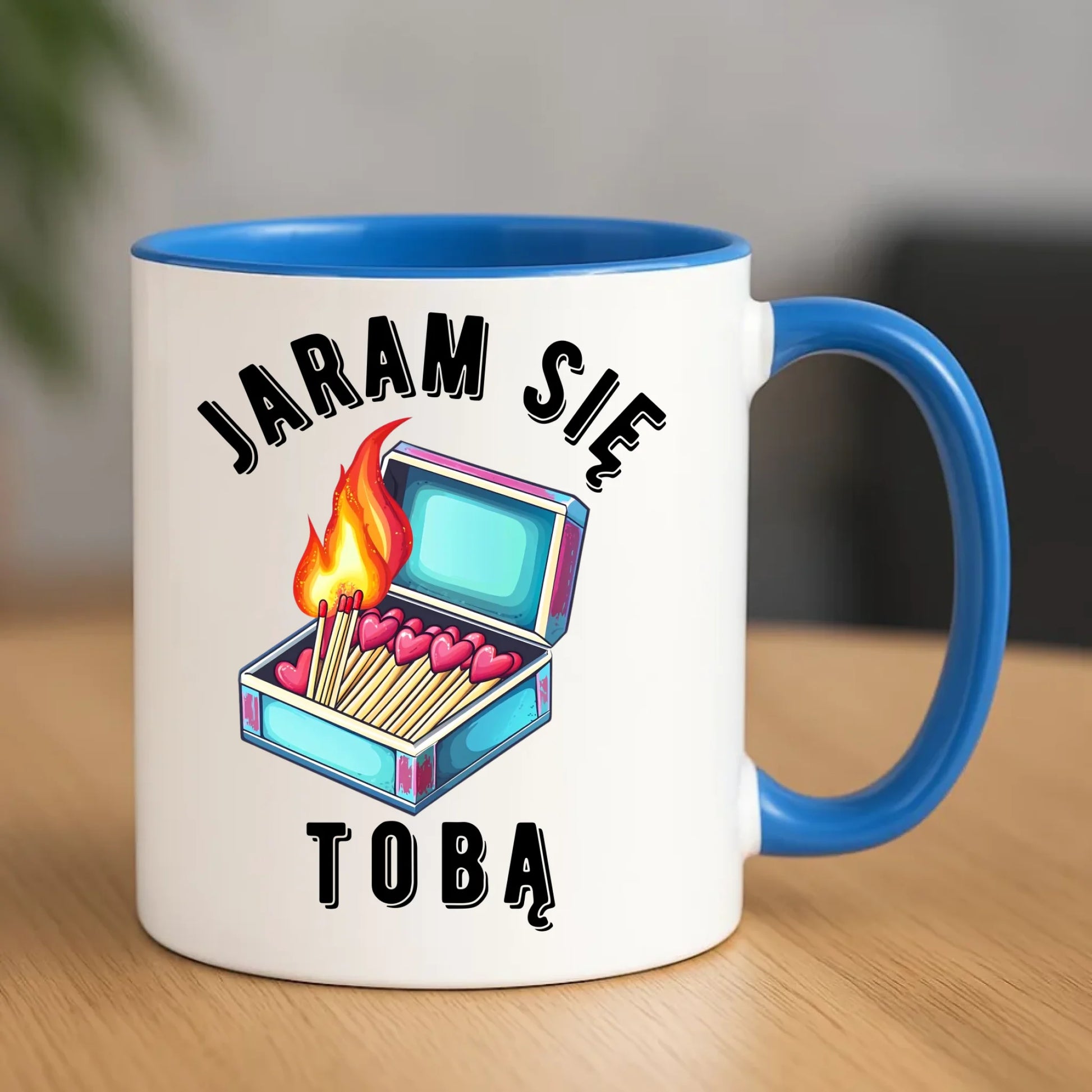 Kubek dla zakochanych - Jaram się Tobą W39 - StoryCups.pl