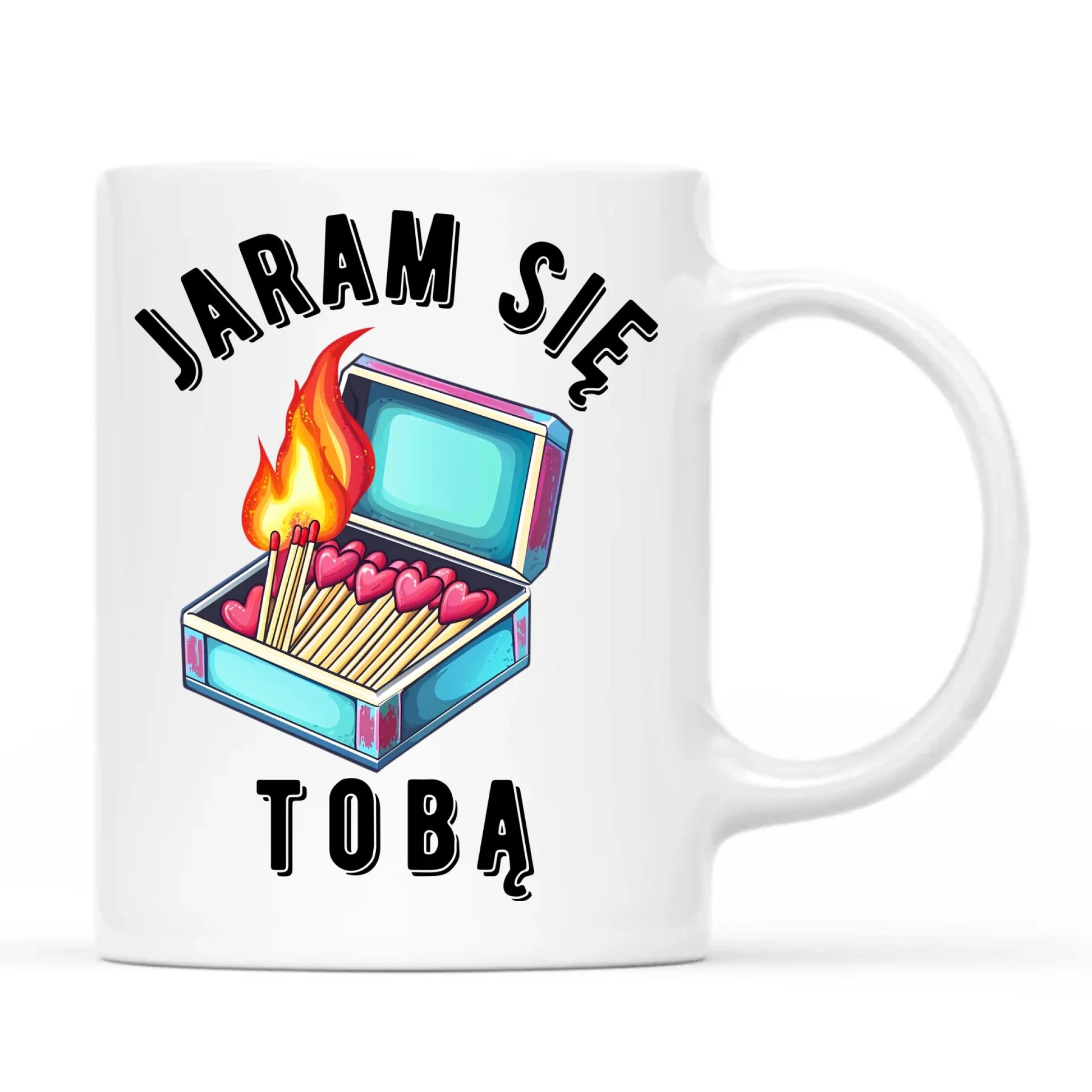 Kubek dla zakochanych - Jaram się Tobą W39 - StoryCups.pl