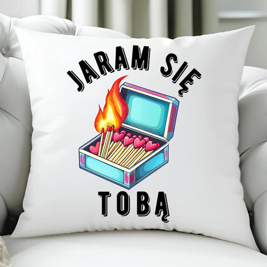 Poduszka dla zakochanych - Jaram się Tobą W39 - StoryCups.pl