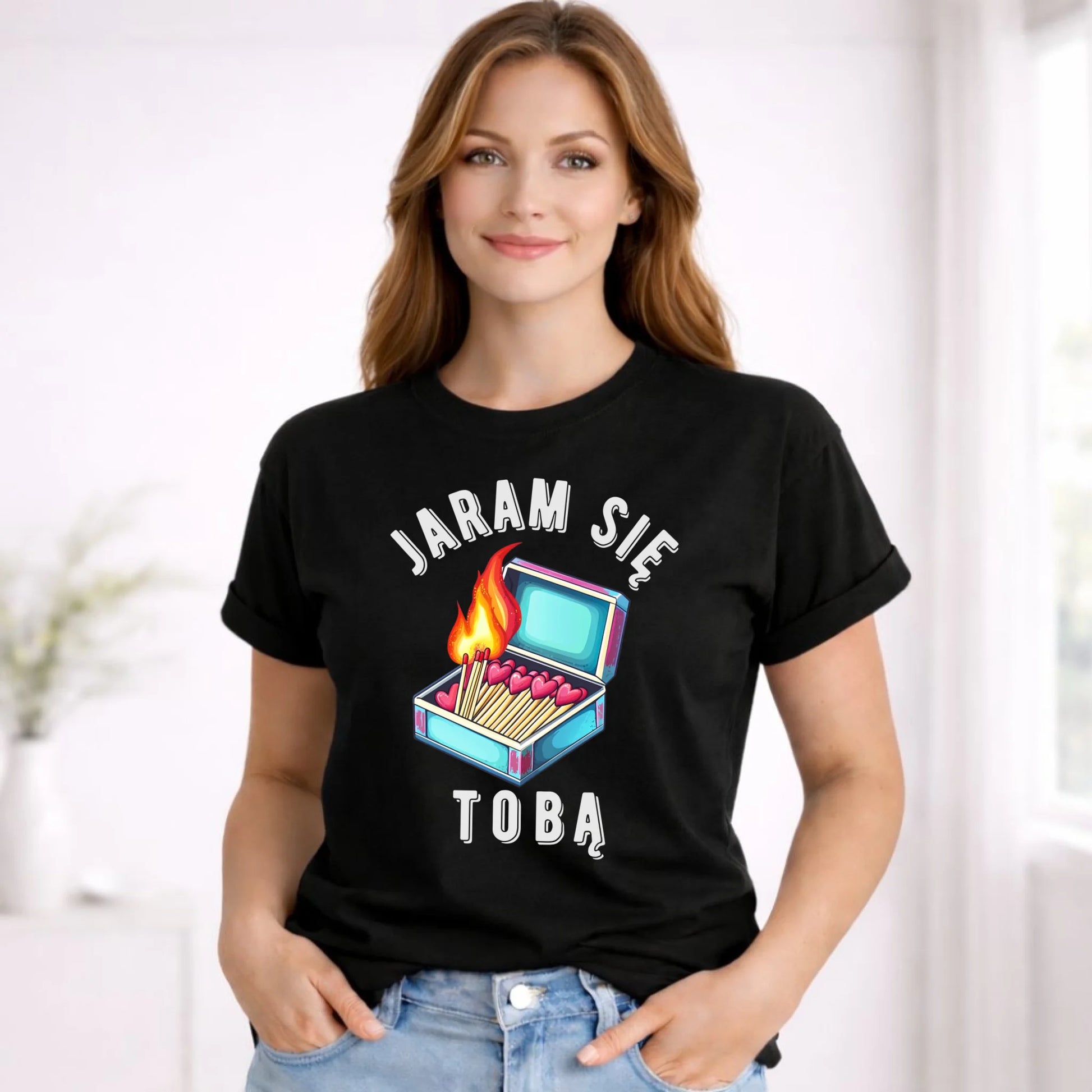 Koszulka damska - Jaram się Tobą W39 - StoryCups.pl