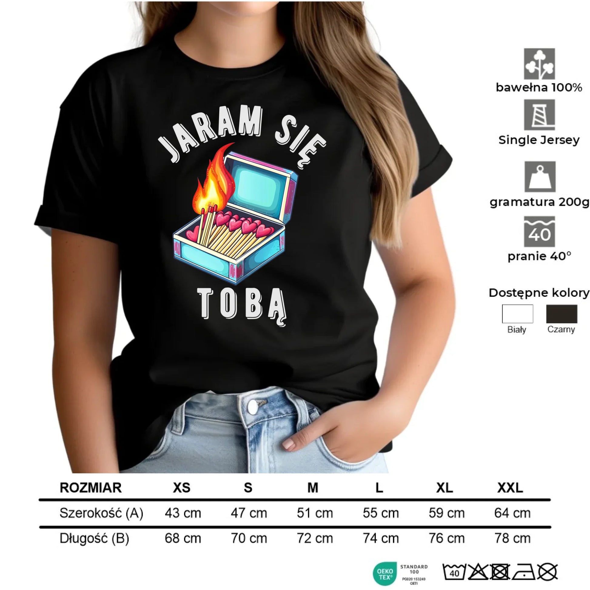 Koszulka damska - Jaram się Tobą W39 - StoryCups.pl