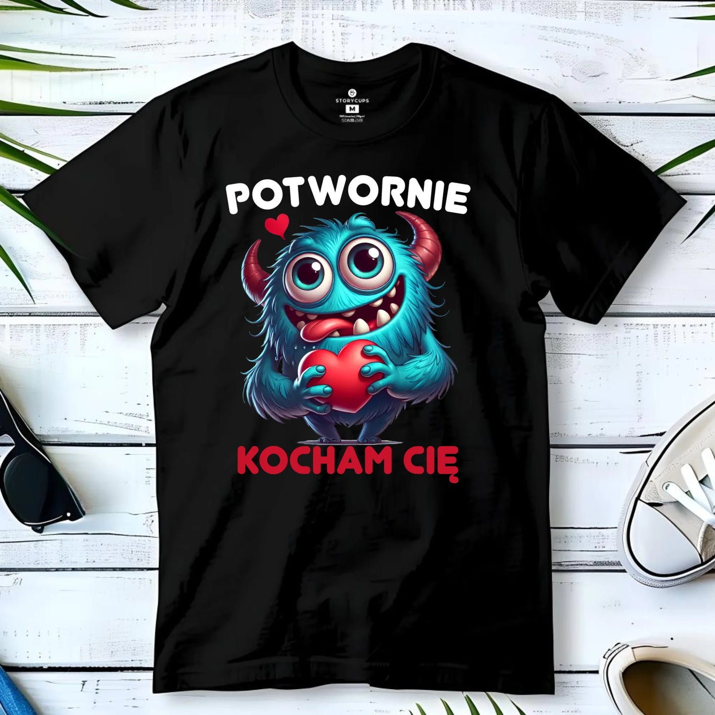 Koszulka męska - Potwornie Kocham Cię W45 - StoryCups.pl