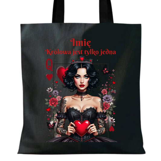 Torba dla niej - Królowa jest tylko jedna - personalizowana W46 - StoryCups.pl