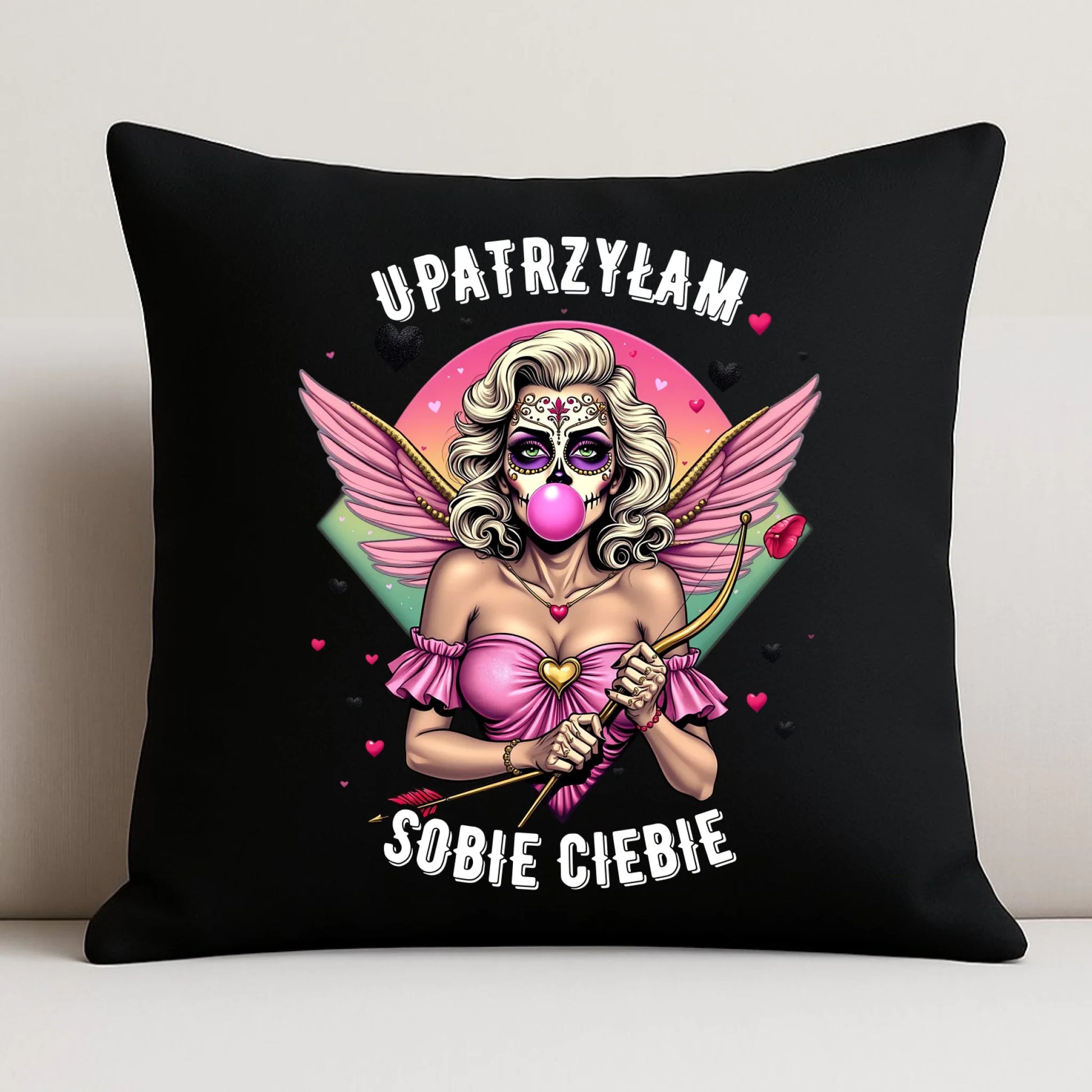 Poduszka dekoracyjna - Upatrzyłam sobie Ciebie W47 - StoryCups.pl