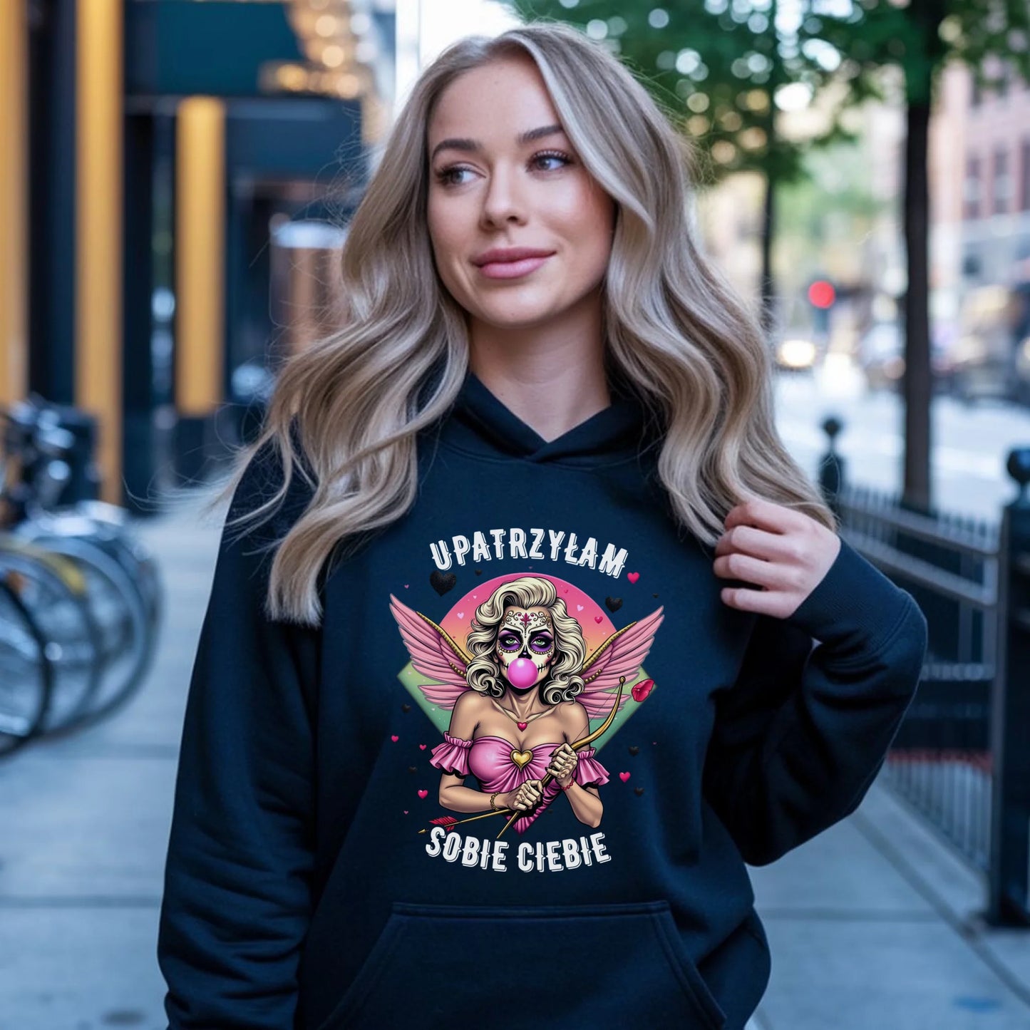 Bluza damska z kapturem - Upatrzyłam sobie Ciebie W47 - StoryCups.pl