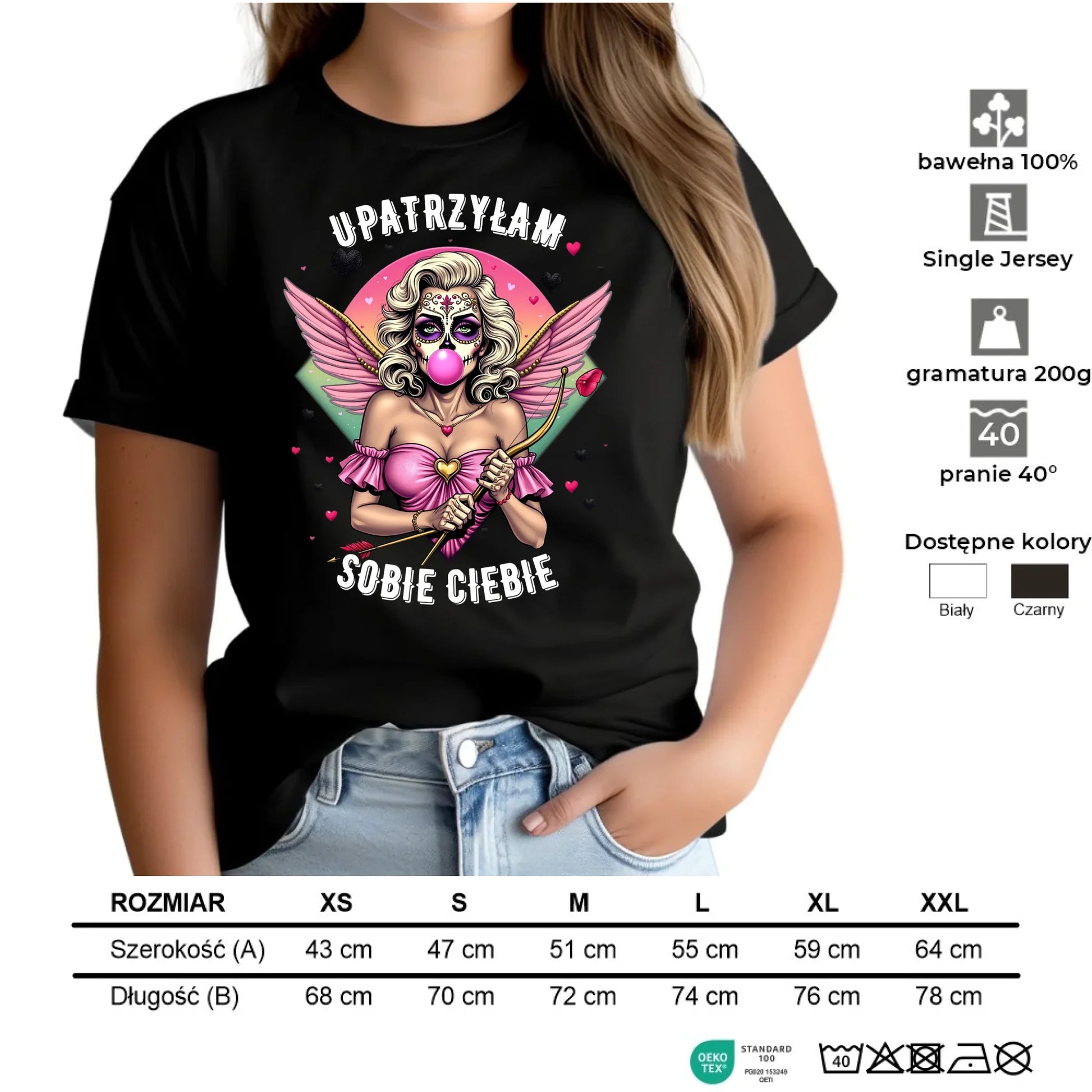 Koszulka damska - Upatrzyłam sobie Ciebie W47 - StoryCups.pl