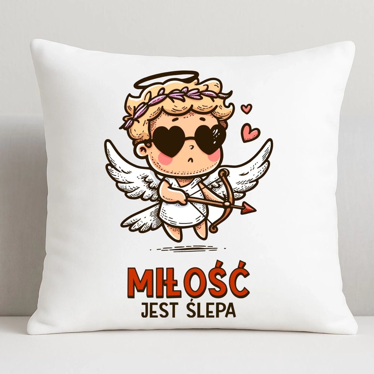 Poduszka - Miłość jest ślepa W48 - StoryCups.pl