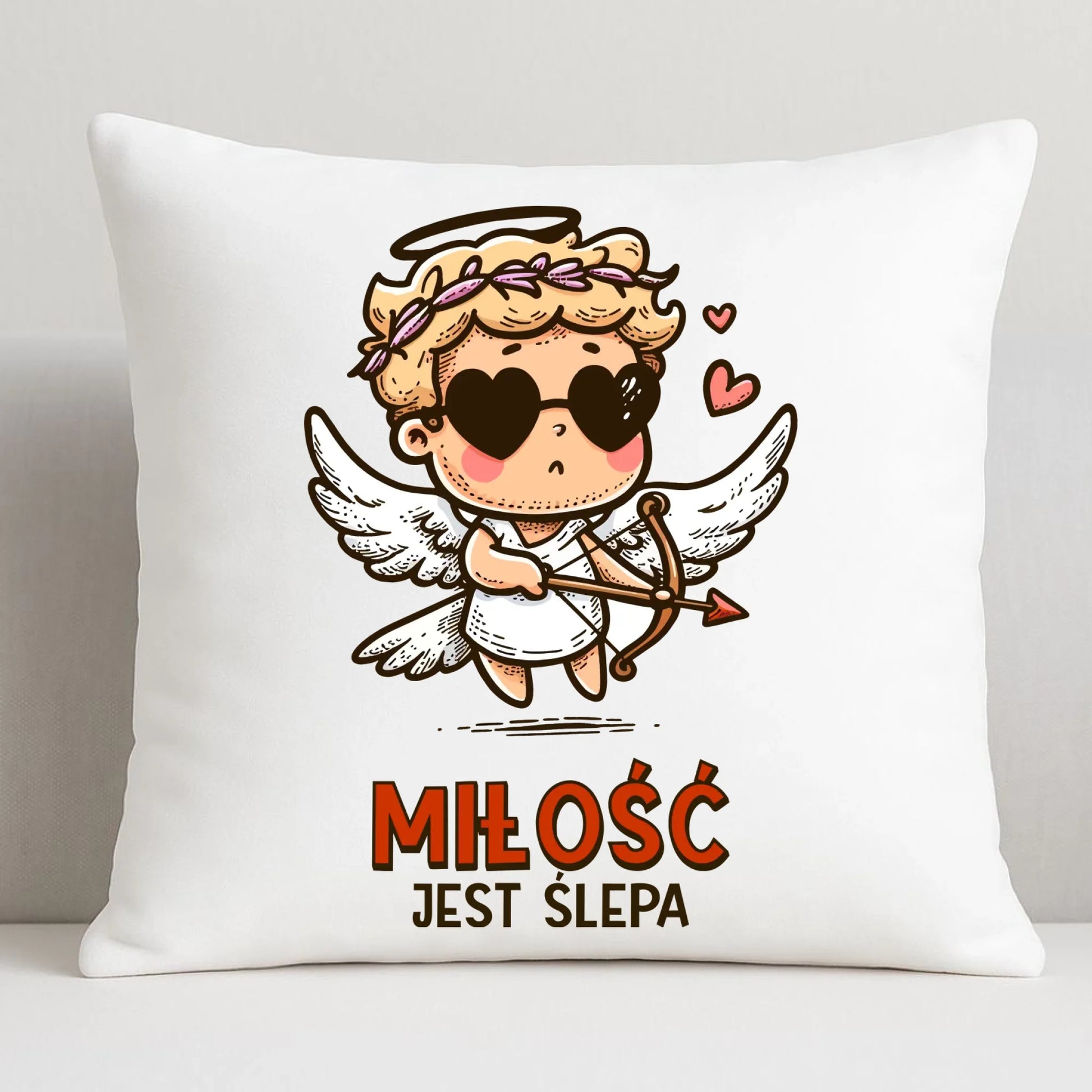 Poduszka - Miłość jest ślepa W48 - StoryCups.pl