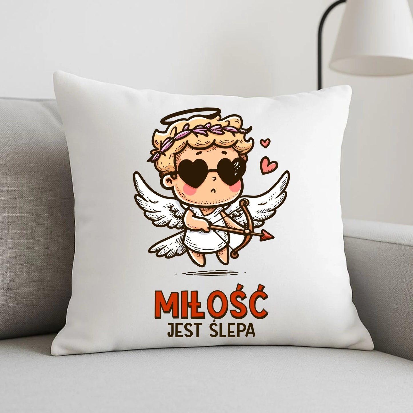 Poduszka - Miłość jest ślepa W48 - StoryCups.pl