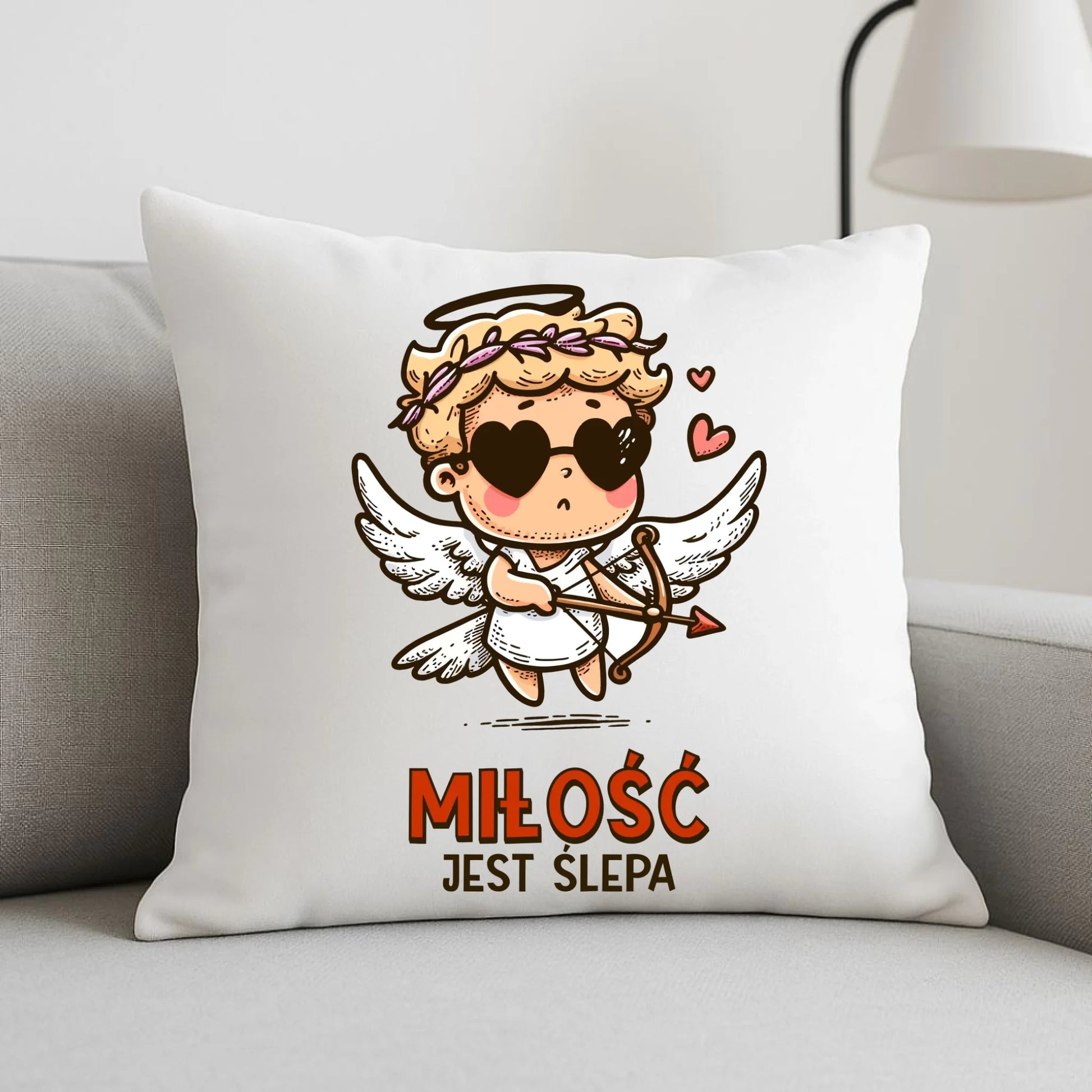 Poduszka - Miłość jest ślepa W48 - StoryCups.pl