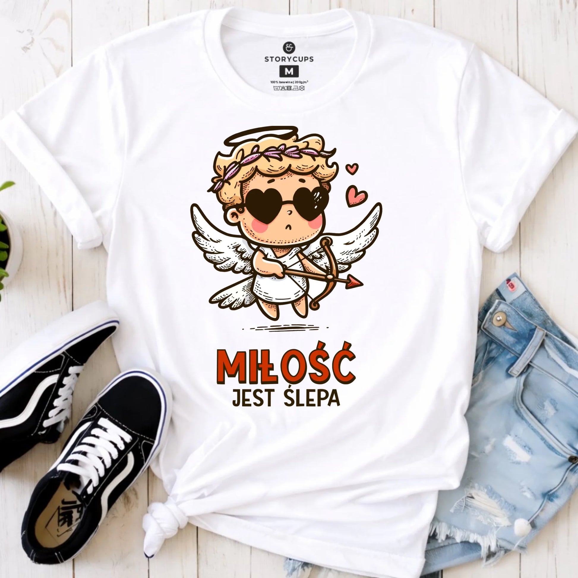 Koszulka damska - Miłość jest ślepa W48 - StoryCups.pl