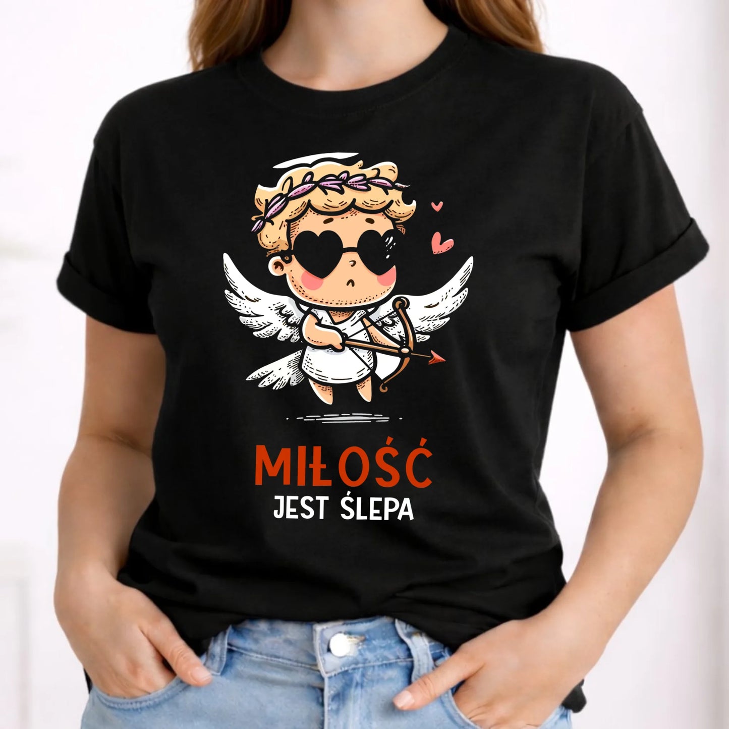 Koszulka damska - Miłość jest ślepa W48 - StoryCups.pl