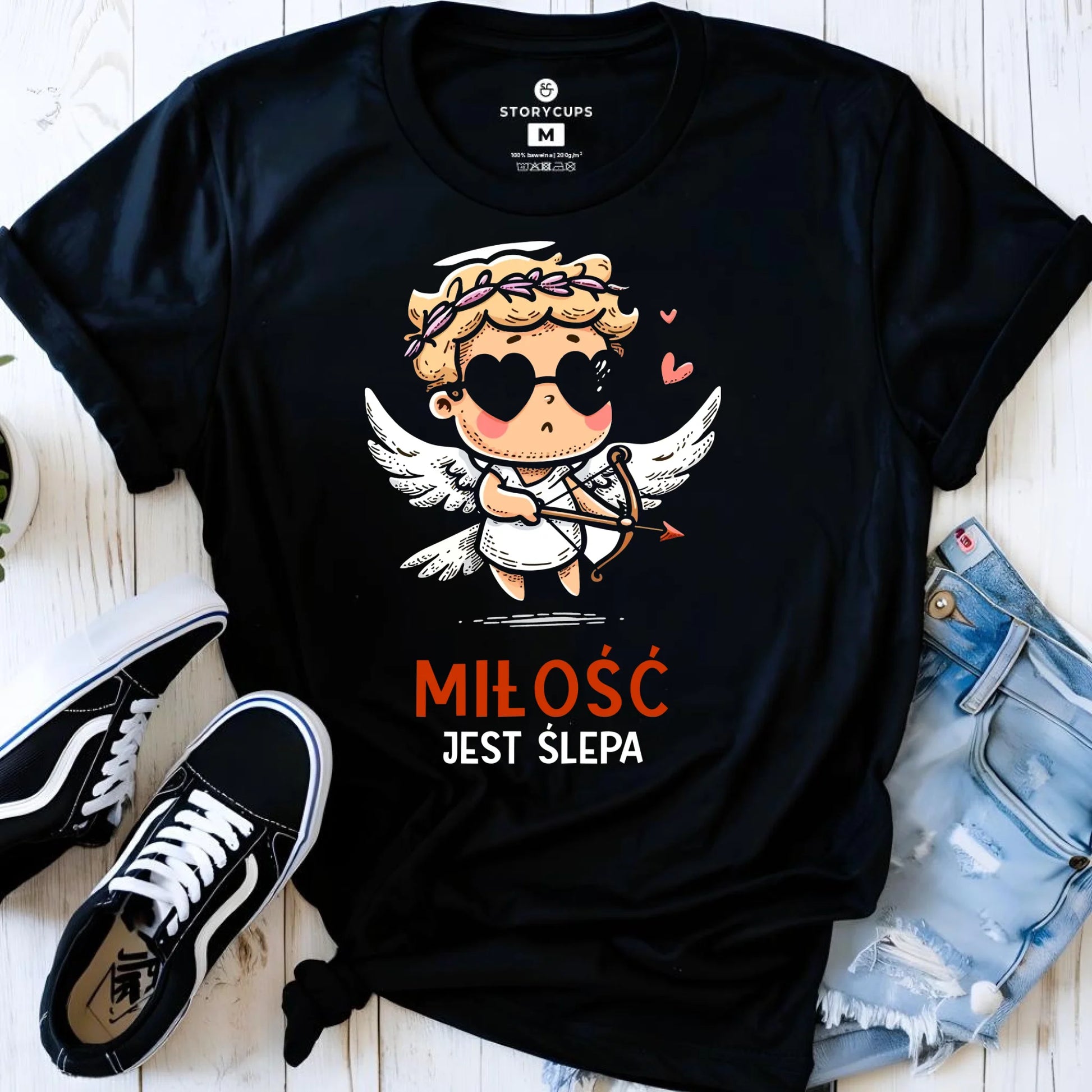 Koszulka damska - Miłość jest ślepa W48 - StoryCups.pl