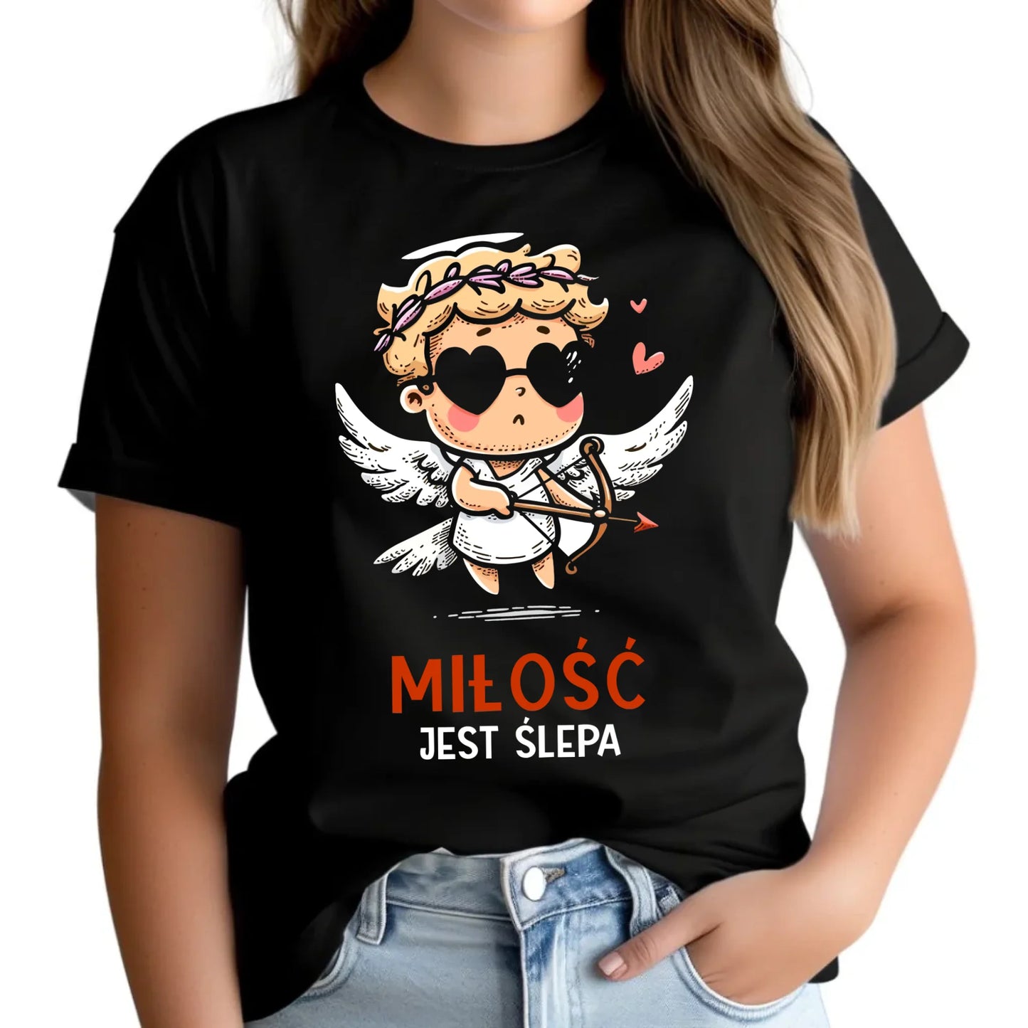 Koszulka damska - Miłość jest ślepa W48 - StoryCups.pl